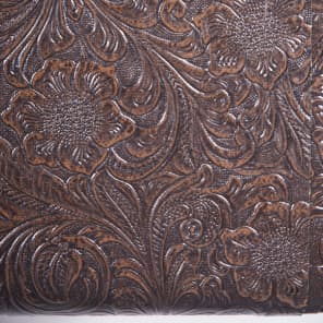 VVT Amps Night Owl Brown Tooled Leather Look Tolex image 4