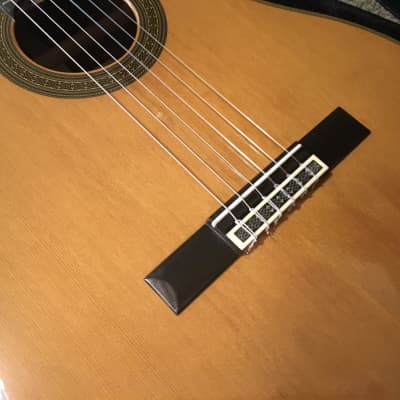 Yamaha  C-300 concert classical guitar  1970s Solid Spruce and rosewood back and sides image 7