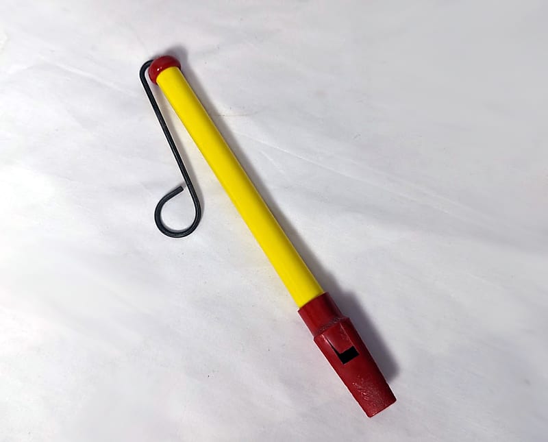 Vintage Trophy Plastic Slide Whistle Red/Yellow Reverb