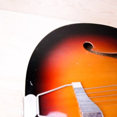 Kay 8900 Master Cutaway Archtop Acoustic Guitar 1966 Sunburst w/ Hard Case image 5