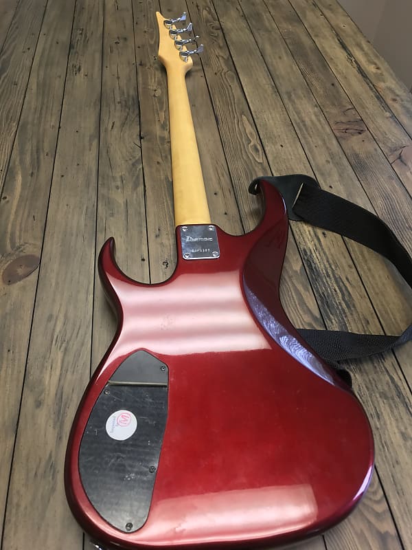 Ibanez EX Series Bass 90s Candy Apple Red