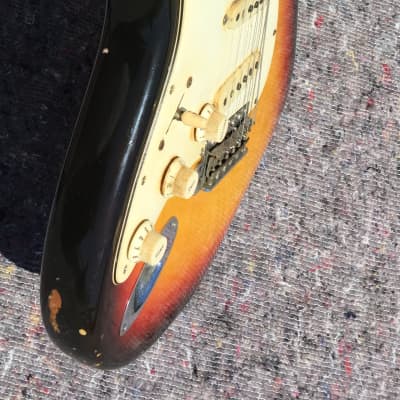 Fender Stratocaster Lefty 1965 Sunburst All original Rare ! image 16