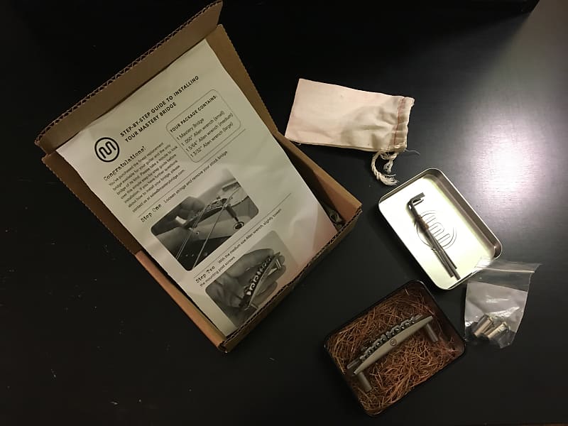 Mastery Jazzmaster / Jaguar Bridge M1KIT M1 Mastery Bridge Reverb