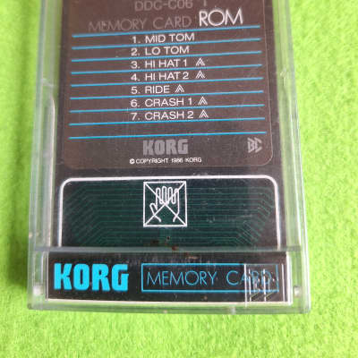 Korg DDC ROM Cards (8 x) for DDD-1 and DDD-5 - PRICE IS PER CARD ! image 15