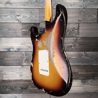Fender Custom Shop 1959 Stratocaster Heavy Relic - Faded/Aged Chocolate 3-Tone Sunburst image 7