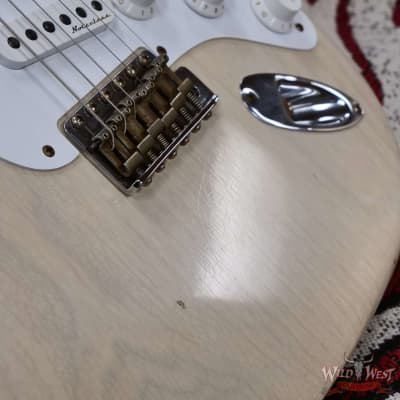 Fender Custom Shop Eric Clapton Signature Stratocaster Maple Fingerboard Journeyman Relic Aged White Blonde 8.05 LBS image 9