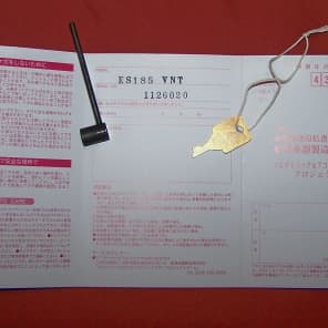 2011 Tokai ES185 VNT - Flame - Figure - Plain Grain - Custom/Historic Quality - OHSC - Warranty Card image 21