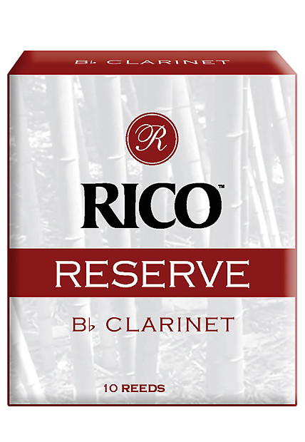Rico Reserve Classic German Bb Clarinet Reeds, Strength 2.5, 10-pack image 1