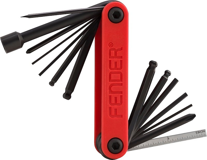 Genuine Fender 14-in-1 Guitar/Bass Multi-Tool Maintenance 099-0654-020 image 1