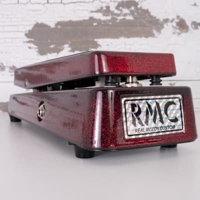 Real McCoy Custom RMC 4 Picture Wah Red Sparkle *Video* image 2