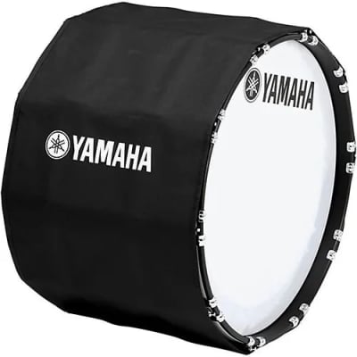 Yamaha Marching Bass Drum Cover 18" 2010-2020 - Black image 1