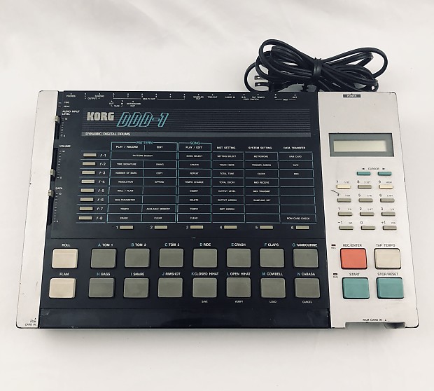 Korg DDD-1 Drum Machine Vintage 80's | Reverb