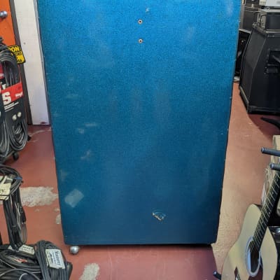 1972 Plush Blue/Green/Turquoise/Teal Sparkle 4 x 12" Guitar Speaker Cabinet - Looks Really Good -Sounds Great! image 8