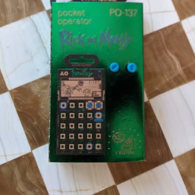 Teenage Engineering PO-137 Pocket Operator Rick & Morty Edition 2019 - Black image 1