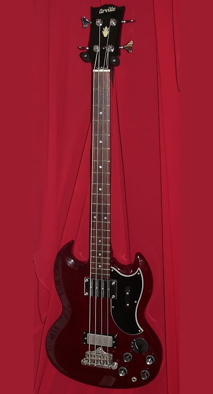 Orville EB-3 オーヴィル SGベース Orville EB 3 1990 Cherry Bass For Sale Rickguitars