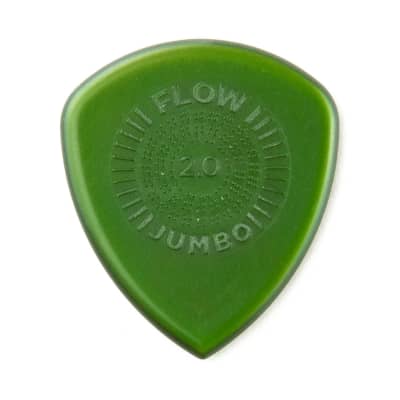 Dunlop 547P200 Flow Jumbo Grip Pick 2.0MM - 3 Pack image 1