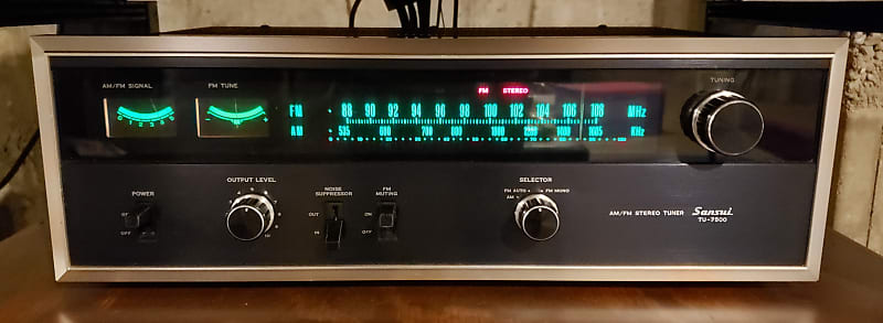 Sansui TU-7500 Stereo Tuner - Excellent Working Condition