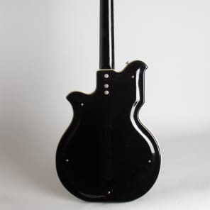 National  Newport 88 Semi-Hollow Body Electric Guitar (1965), original two-tone hard shell case. image 2