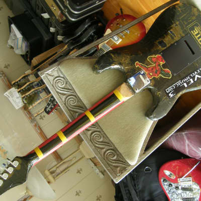 Overseas import, Stickers galore! Seymour Duncan blade, Noiseless pups, Ping tuners, Tone is FAB image 13