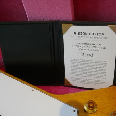 Video! 2021 Gibson Collector's Edition Korina Explorer Murphy Labs Aged Brazilian Rosewood image 14