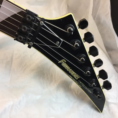 Fernandes JS-100 Rhodes Floyd Rose Black Offset V Japan Guitar Pro Set Up image 3