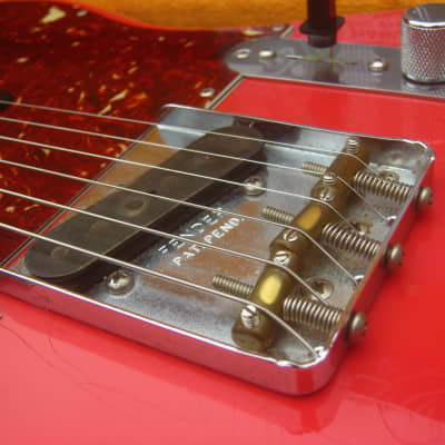 ♚RARE♚ 2014 Fender CUSTOM SHOP Ltd '60 Telecaster CUSTOM Closet Classic RELIC ♚ FADED FIESTA RED ♚ P90 image 4