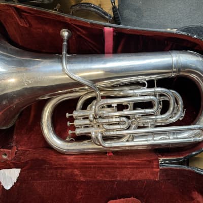 Boosey & Hawkes imperial E♭ チューバ Boosey & Hawkes Imperial E flat Bass Tuba Mid 70s - Silver