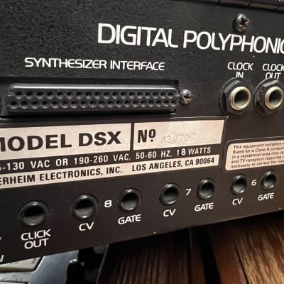 Oberheim DSX Digital Polyphonic Sequencer 1980s - Blue image 5