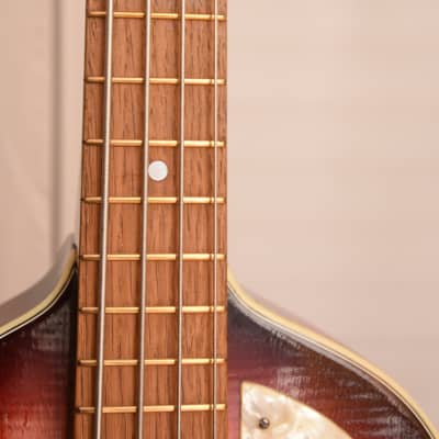 Hüttl Beat Bass Model 802 – 1960s German Vintage Archtop Beatles Bass Guitar / Gitarre image 9