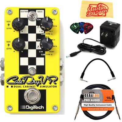 DigiTech CabDryVR Dual Cabinet Simulator Pedal w/ Power Supply image 1