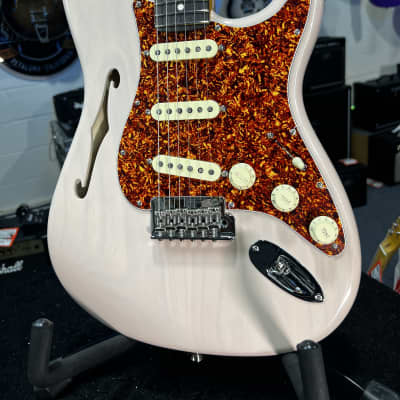 Fender American Professional II Stratocaster Thinline Transparent Shell Pink Rosewood Fingerboard GET PLEK'D! 647 image 2