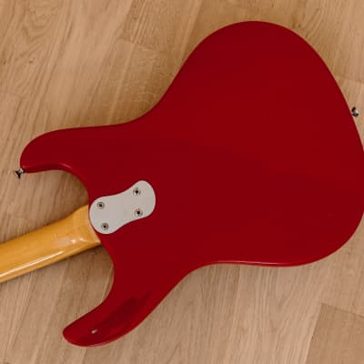1960s Mosrite Ventures Model XII Vintage 12 String Electric Guitar Red w/ Case, USA-Made image 14