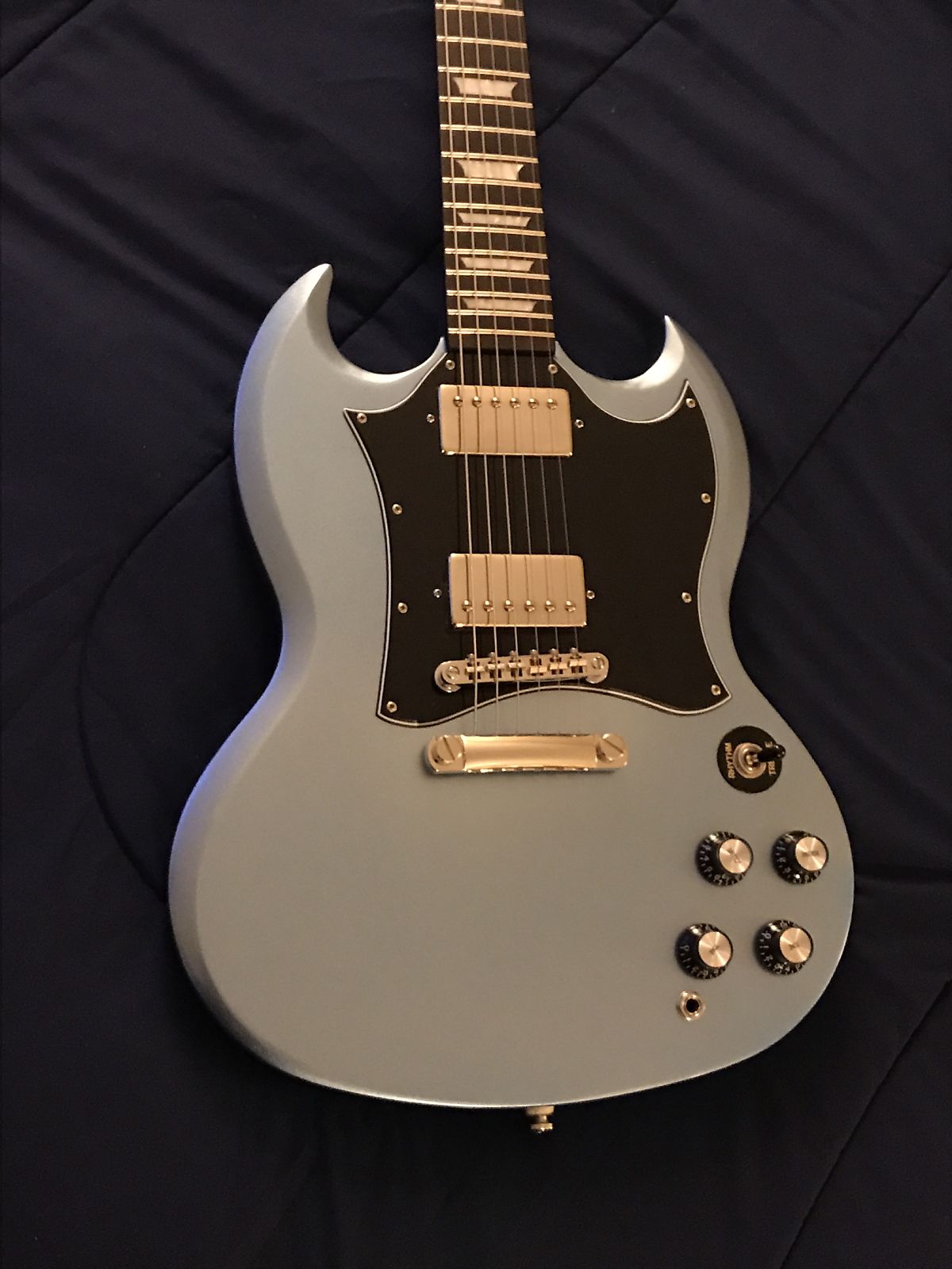 Epiphone SG Pro Limited Pelham Blue 2012 Reverb Australia