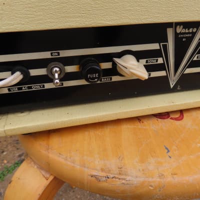 OAHU VALCO 1951 CHICAGO 51' TUBE 15 wt. 1-10" COMBO BLONDE CLEAN ORIGINAL image 9