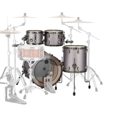 MAPEX - SE504XMBPG Saturn Evolution Maple Fusion 4 Pezzi Gun Metal Grey image 2