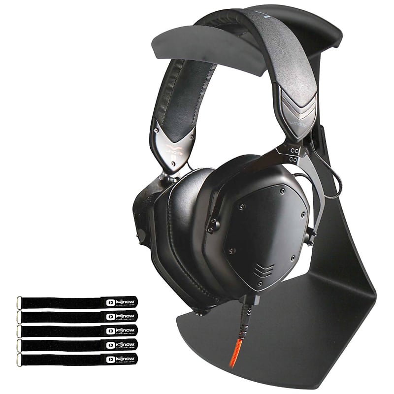 V-Moda Crossfade M-100 Matte Black Master Headphones with Stand