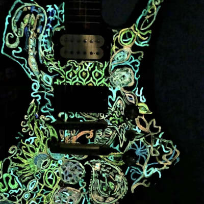 🌺Fernandes Hide guitar🌺Burny Mockingbird MG X | Reverb The