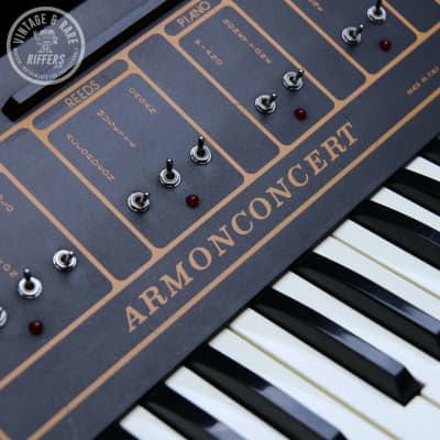 (Video) Super Rare *Serviced* 1970s ArmonConcert Italian Synthesizer | Armon Concert Vintage Keyboard Synth Electric Organ | Only 1/100 Made in Italy image 4