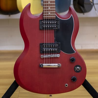 Epiphone SG Special Satin E1 Electric Guitar (Worn Heritage Cherry) for sale