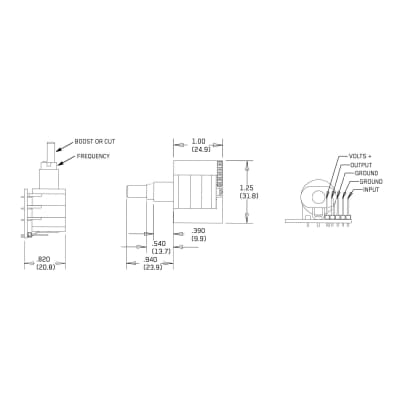 NEW EMG VMC Control variable mid control EQ Circuit for | Reverb