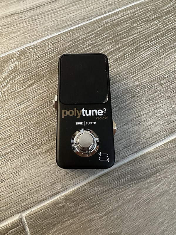 TC Electronic Polytune 3 Noir Mini Polyphonic Tuning Pedal 2019