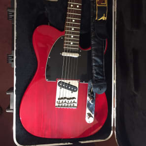 Fender Corona USA Telecaster 2008 Crimson Red Transparent | Reverb