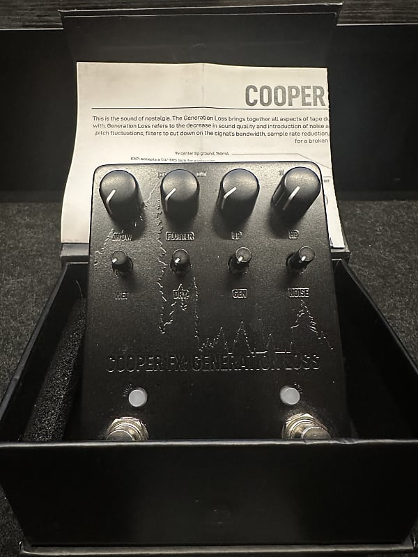 Cooper FX Generation Loss V2 2021 - Blacked Out | Reverb Cooper FX Generation Loss V2 2021 - Blacked Out | Reverb