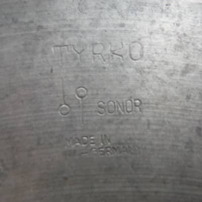 Vintage 1960s/70s Sonor Tyrko Maxitone 12" Hi-hat cymbals Japan, MIJ, 440g 475g image 2