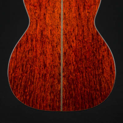 Santa Cruz OM Rare Figured Pernambuco and Fort Ross Chapel Redwood Custom NEW image 5