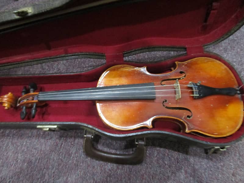 German Copy of Antonius Stradivarius Cremonensis Faceiebet Anno 1721 3/4  Size Violin Made in Germany