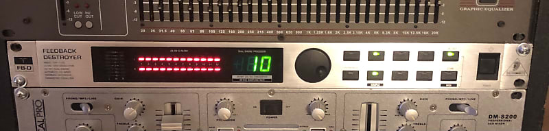 Behringer DSP 1100 Feedback Destroyer/EQ Silver | Reverb