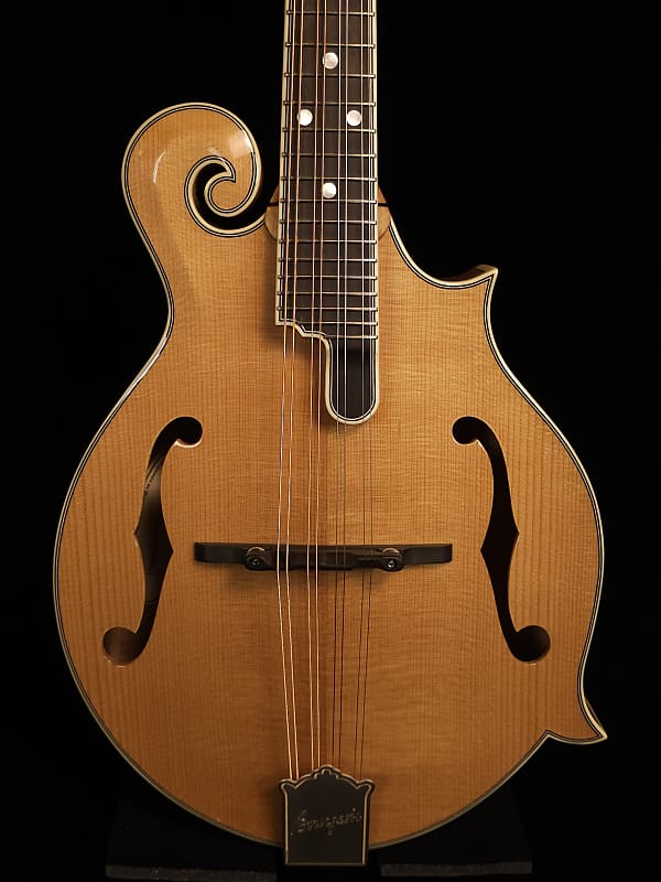 Brand New Bourgeois F Style Mandolin Model M5-F Adirondack / Flamed Maple All Torrified image 1