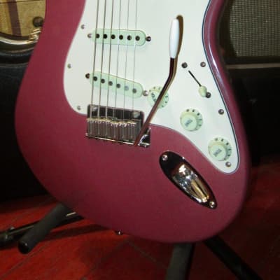 1994 Fender American Standard Stratocaster Burgundy Mist w/ Matching Headstock image 1