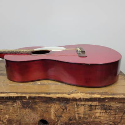 Eko Concert Acoustic Luthier Project rare model Cherry with white gaurd image 7